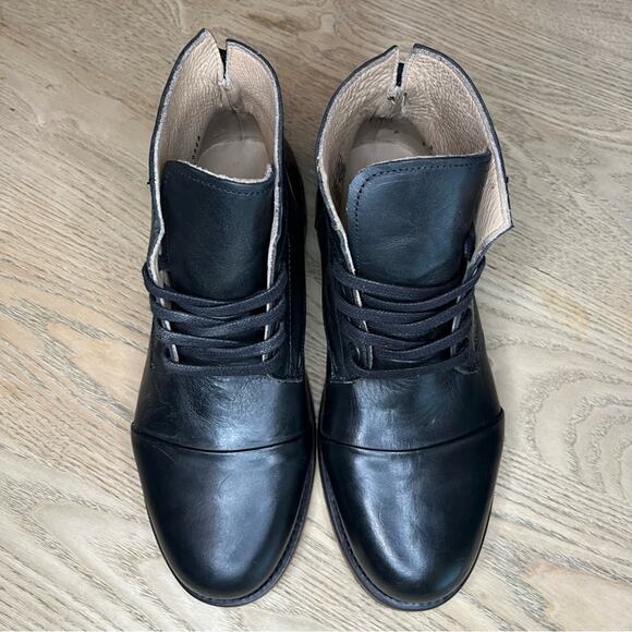 New! Sutro Footwear Adler Boot Black Leather Cap Toe Lace Up Boot Men’s Size 6.5 main image 6